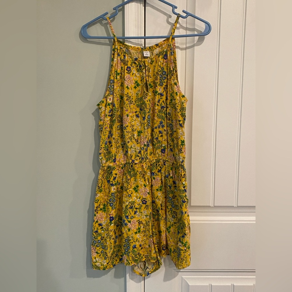 Old Navy Yellow Floral Romper